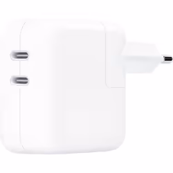 Apple 35W Dual USB-C Port Power Adapter, Indoor, AC, White
