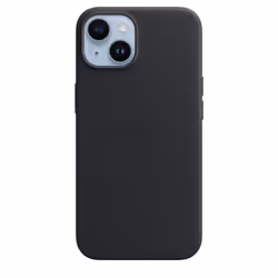 Apple iPhone 14 Leather Case with MagSafe - Midnight, Cover, Apple, iPhone 14, 15.5 cm (6.1"), Black