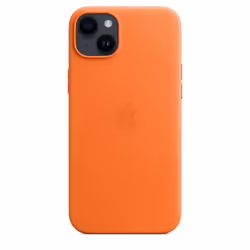 Apple iPhone 14 Plus Leather Case with MagSafe - Orange