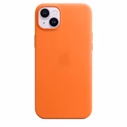 Apple iPhone 14 Plus Leather Case with MagSafe - Orange