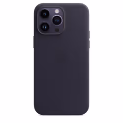 Apple iPhone 14 Pro Max Leather Case with MagSafe - Ink, Cover, Apple, iPhone 14 Pro Max, 17 cm (6.7"), Violet