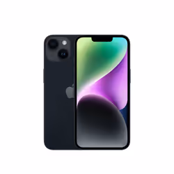 Apple iPhone 14, 15.5 cm (6.1"), 2532 x 1170 pixels, 128 GB, 12 MP, iOS 16, Black