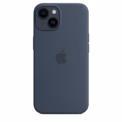 Apple iPhone 14 Silicone Case with MagSafe - Storm Blue