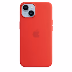 Apple iPhone 14 Silicone Case with MagSafe - (PRODUCT)RED, Cover, Apple, iPhone 14, 15.5 cm (6.1"), Red