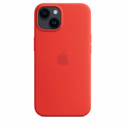 Apple iPhone 14 Silicone Case with MagSafe - (PRODUCT)RED