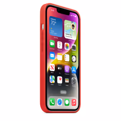 Apple iPhone 14 Silicone Case with MagSafe - (PRODUCT)RED - Additional view 7
