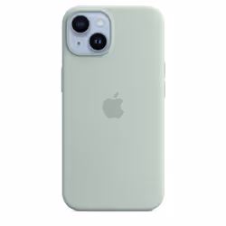Apple iPhone 14 Silicone Case with MagSafe - Succulent, Cover, Apple, iPhone 14, 15.5 cm (6.1"), Green