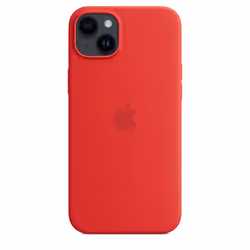 Apple iPhone 14 Plus Silicone Case with MagSafe - (PRODUCT)RED