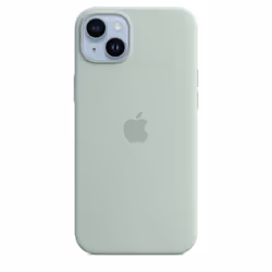 Apple iPhone 14 Plus Silicone Case with MagSafe - Succulent, Cover, Apple, iPhone 14 Plus, 17 cm (6.7"), Green