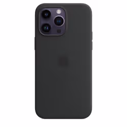 Apple iPhone 14 Pro Max Silicone Case with MagSafe - Midnight, Cover, Apple, iPhone 14 Pro Max, 17 cm (6.7"), Black