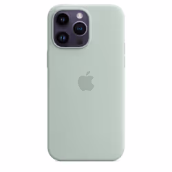 Apple iPhone 14 Pro Max Silicone Case with MagSafe - Succulent, Cover, Apple, iPhone 14 Pro Max, 17 cm (6.7"), Green