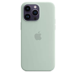 Apple iPhone 14 Pro Max Silicone Case with MagSafe - Succulent