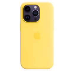 Apple iPhone 14 Pro Silicone Case with MagSafe - Canary Yellow, Cover, Apple, iPhone 14 Pro, 15.5 cm (6.1"), Yellow
