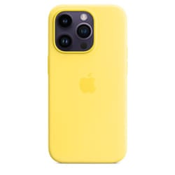 Apple iPhone 14 Pro Silicone Case with MagSafe - Canary Yellow