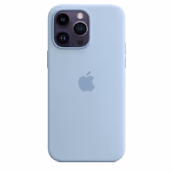 Apple iPhone 14 Pro Max Silicone Case with MagSafe - Sky, Cover, Apple, iPhone 14 Pro Max, 17 cm (6.7"), Light Blue