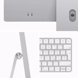 Apple iMac 24-inch with Retina 4.5K display: M3 chip with 8‑core CPU and 8‑core GPU, 256GB SSD - Silver