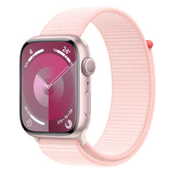 Apple Watch Series 9 45 mm Digital 396 x 484 pixels Touchscreen Pink Wi-Fi GPS (satellite)