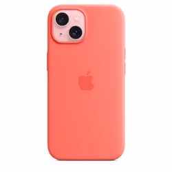 Apple iPhone 15 Silicone Case with MagSafe - Guava