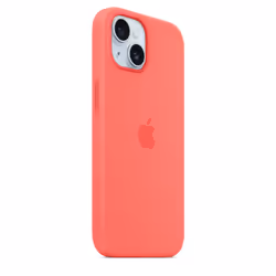 Apple iPhone 15 Silicone Case with MagSafe - Guava - Additional view 6