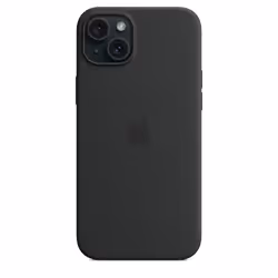 Apple iPhone 15 Plus Silicone Case with MagSafe - Black - Additional view 5