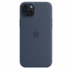 Apple iPhone 15 Plus Silicone Case with MagSafe - Storm Blue - Additional view 5