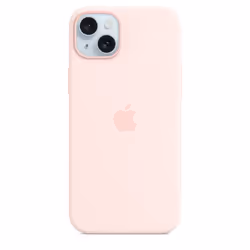 Apple iPhone 15 Plus Silicone Case with MagSafe - Light Pink, Cover, Apple, iPhone 15 Plus, 17 cm (6.7"), Pink