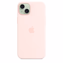 Apple iPhone 15 Plus Silicone Case with MagSafe - Light Pink - Additional view 4