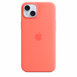 Apple iPhone 15 Plus Silicone Case with MagSafe - Guava, Cover, Apple, iPhone 15 Plus, 17 cm (6.7"), Pink