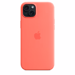 Apple iPhone 15 Plus Silicone Case with MagSafe - Guava - Additional view 5