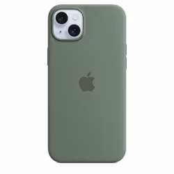 Apple iPhone 15 Plus Silicone Case with MagSafe - Cypress, Cover, Apple, iPhone 15 Plus, 17 cm (6.7"), Green