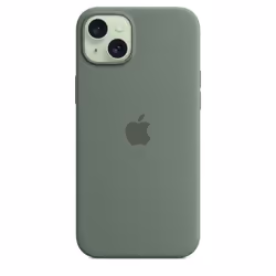 Apple iPhone 15 Plus Silicone Case with MagSafe - Cypress - Additional view 4