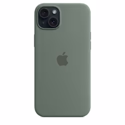Apple iPhone 15 Plus Silicone Case with MagSafe - Cypress - Additional view 5