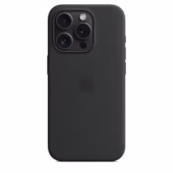 Apple iPhone 15 Pro Silicone Case with MagSafe - Black - Additional view 4