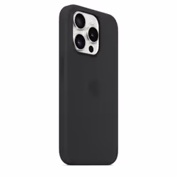Apple iPhone 15 Pro Silicone Case with MagSafe - Black - Additional view 5