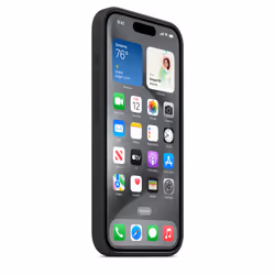 Apple iPhone 15 Pro Silicone Case with MagSafe - Black - Additional view 6
