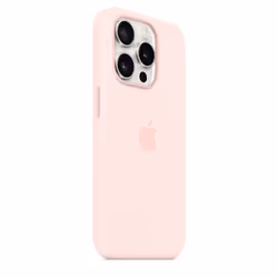 Apple iPhone 15 Pro Silicone Case with MagSafe - Light Pink - Additional view 5
