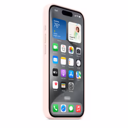 Apple iPhone 15 Pro Silicone Case with MagSafe - Light Pink - Additional view 6