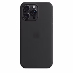 Apple iPhone 15 Pro Max Silicone Case with MagSafe - Black - Additional view 4