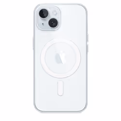 Apple iPhone 15 Case with MagSafe - Transparent, Cover, Apple, iPhone 15, 15.5 cm (6.1"), Transparent