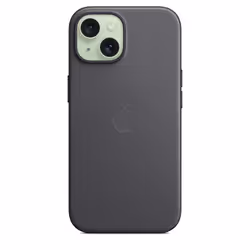 Apple iPhone 15 FineWoven Case with MagSafe - Black - Additional view 4