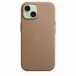 Apple iPhone 15 FineWoven Case with MagSafe - Taupe - Additional view 4