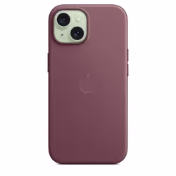 Apple iPhone 15 FineWoven Case with MagSafe - Mulberry - Additional view 4
