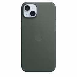Apple iPhone 15 Plus FineWoven Case with MagSafe - Evergreen, Cover, Apple, iPhone 15 Plus, 17 cm (6.7"), Green