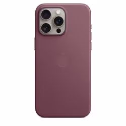 Apple iPhone 15 Pro Max FineWoven Case with MagSafe - Mulberry, Cover, Apple, iPhone 15 Pro Max, 17 cm (6.7"), Bordeaux