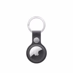 Apple AirTag FineWoven Key Ring - Black, Case, Black, Apple AirTag, 1 pc(s)