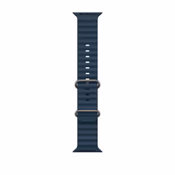 Apple 49mm Blue Ocean Band, Band, Smartwatch, Blue, Apple, Apple Watch 44mm, 45mm, 49mm, Fluoroelastomer, Titanium