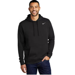 Nike CJ1611 Mens Club Fleece Pullover Hoodie Black - S