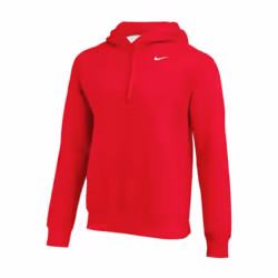 NIKE Men's Club Pullover Hoodie  Red  XX-Large