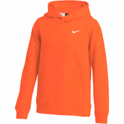 Nike Men's Hoodie Black/White nkCJ1611 010 (Orange  Large)