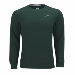 Nike Club Fleece Crew Mens Sweatshirt Crewneck Forest Large